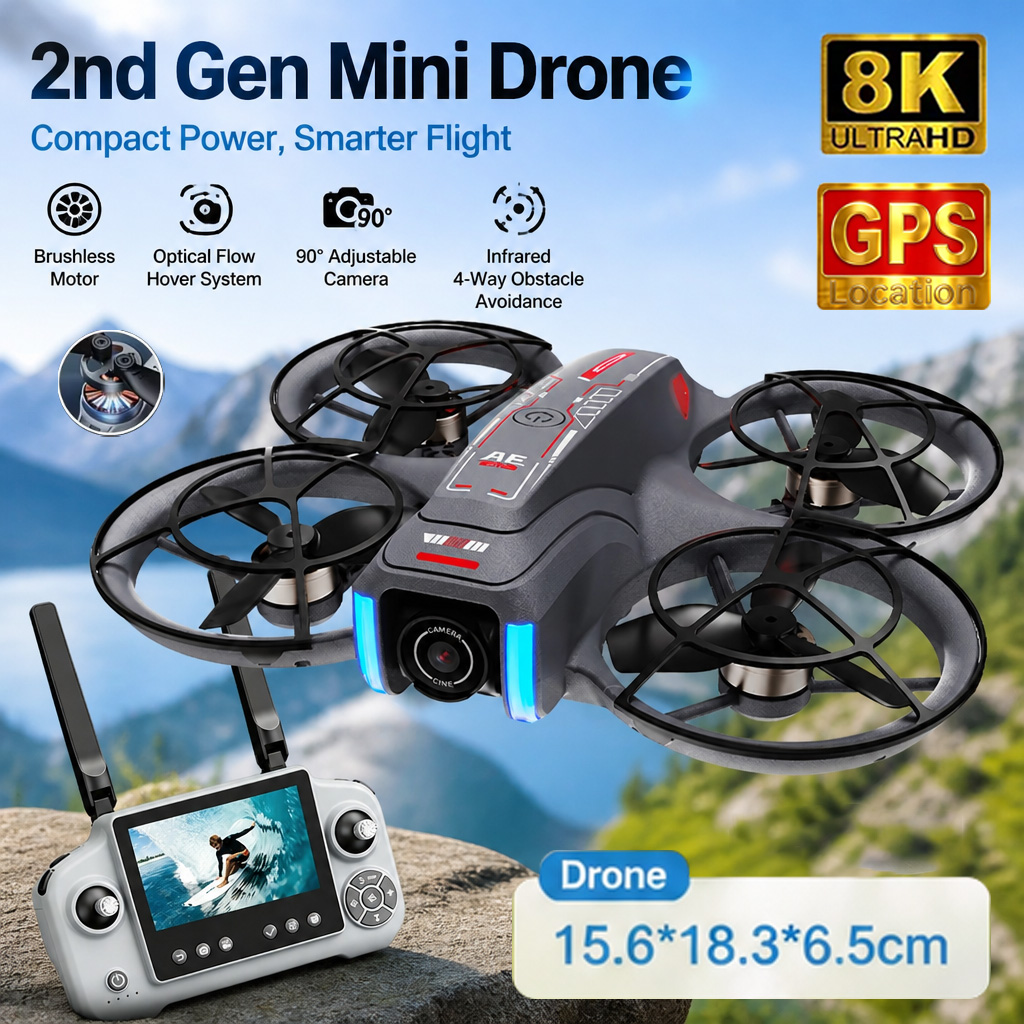 Drone Camera Night Vision - Новый профессиональный GPS-дрон AE21 с камерой