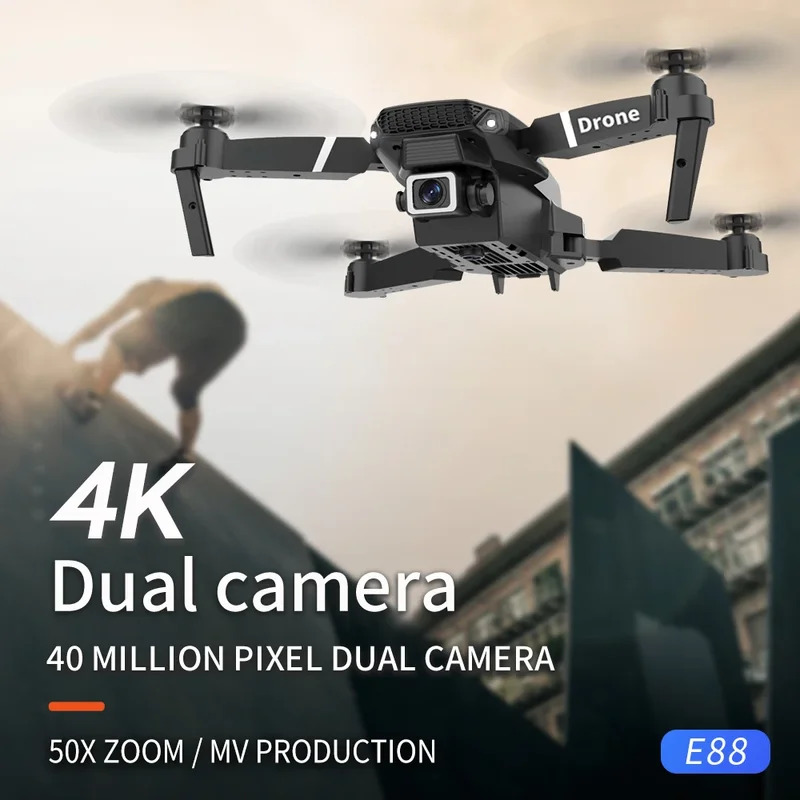 E88 ProИнтеллектуальный складн – обзор и цена Drone Camera Wide Angle